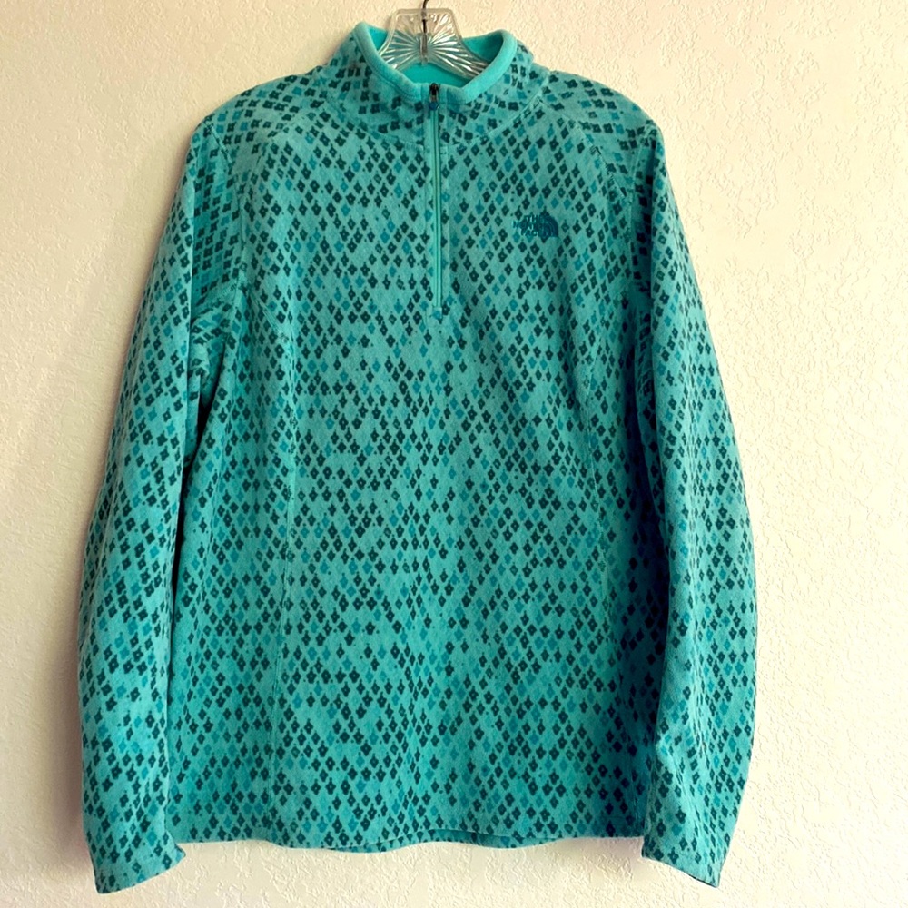 THE NORTH FACE Fleece Pullover SZ XL Green